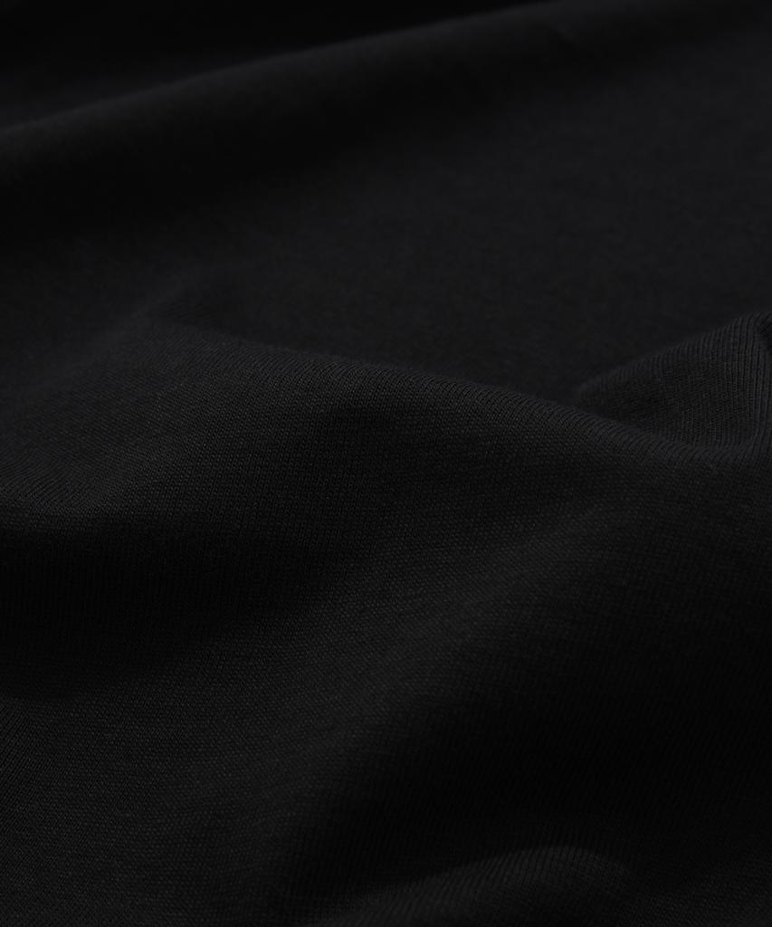 FALLETT [23Ss] Self-Love Crop Short Sleeve Tee Black