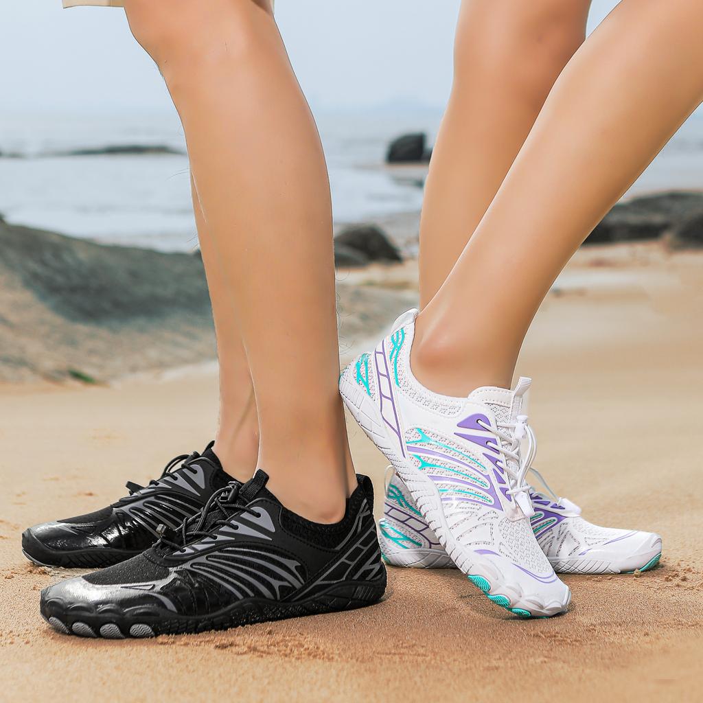 Outdoor Creek Walking Shoes Five-finger Beach Shoes Men's and Women's Quick-drying Breathable Wading Shoes Amphibious Swimming Shoes Hiking Shoes