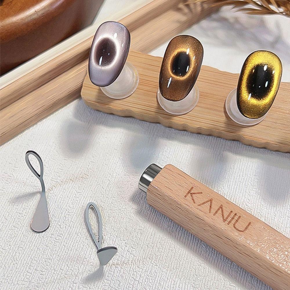 DIY Manicure Kit Hollow Cat Eye Magnet Tool Nail Magnet Line  for Nail Art Accessories
