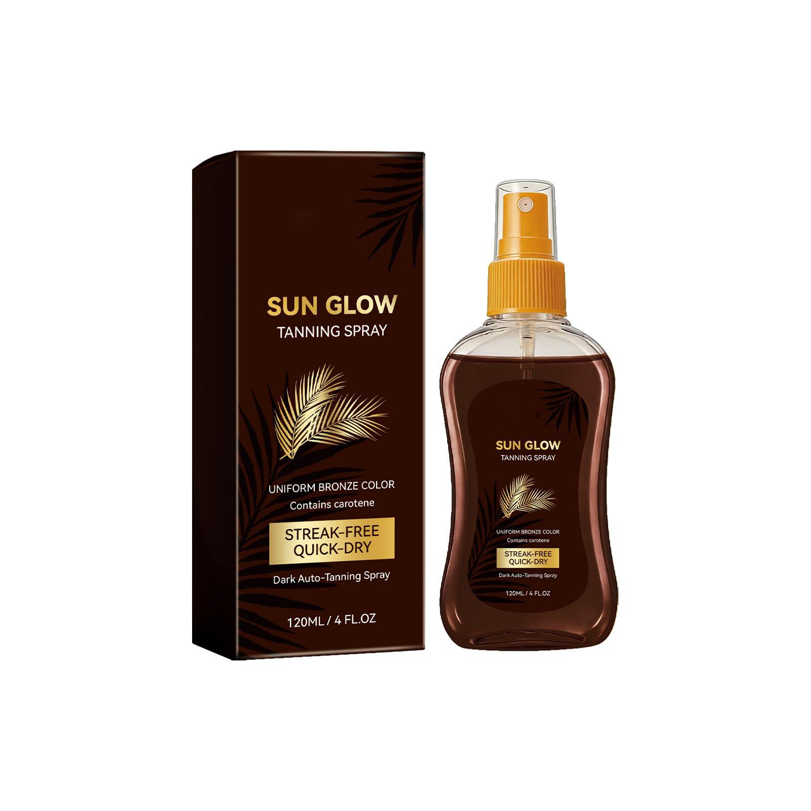 

Carrot Enriched Sun Tanning Spray: This Sun Tanning Accelerator Contains Mild Ingredients And Is Water-resistant, Smooth And Moisturizing. коричневий