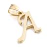 European and American Style Stainless Steel Pendant Jewelry - 26 Golden Titanium Steel Letters