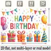 Party Backdrop Flat Banners Balloons Celebrations Wedding Enthusiasts Event Photo Background Front Door Decor