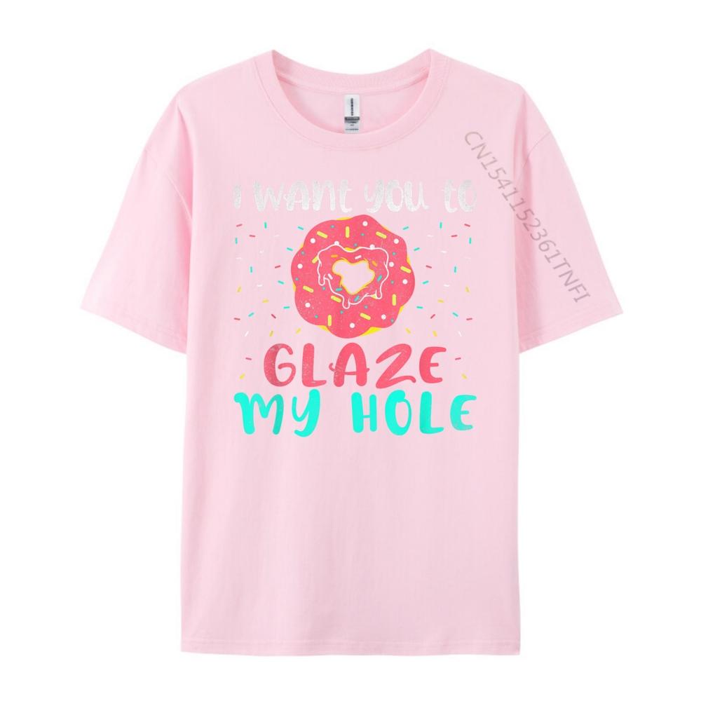 I Want You To Glaze My Hole Funny Donut Lover Graphic Black Shirt Graphic Tees Long Sleeve TShirt