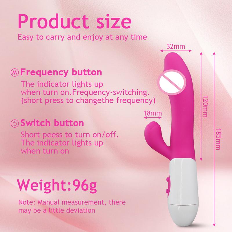 Realistic Dildo Rabbit Vibrator for Women G Spot Clitoral Stimulator 10 Mode Female Masturbator Adult Sex Toys Sexual Wellness