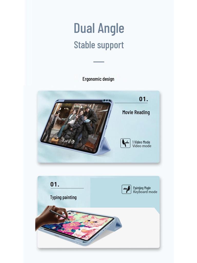 Xiaomi Pad 7 Tok 6/6S Pro 11.2'' Toll tartóval és 5/5 Pro 12.4'' Héj, Teljes lefedettség