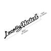 Locally Hated Car Front and Rear Windshield Sticker Auto Window PVC Waterproof Decoration Vinyl Decals Universal Accessories