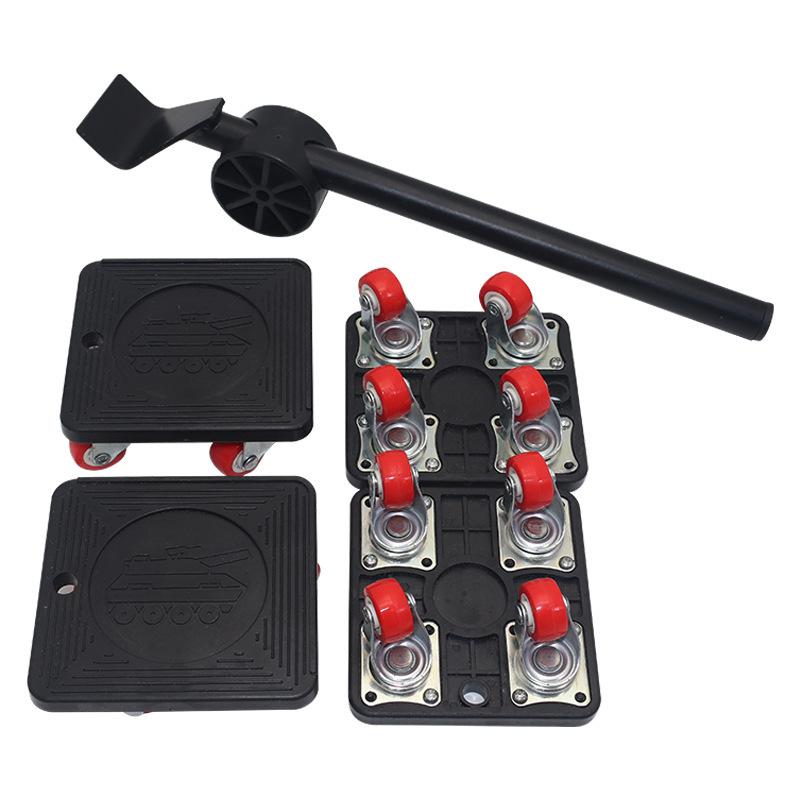 Mobile Shelf Heavy Weight Universal Wheel Moving Tool New Lightweight Labor Saving Wheel Moving Magic Closet Furniture