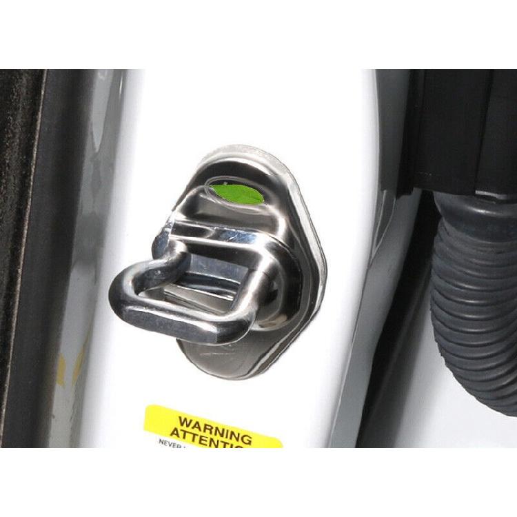 For Range Rover L405 2013-2020 Chrome Steel Door Lock Protection Cover Trim 4pcs