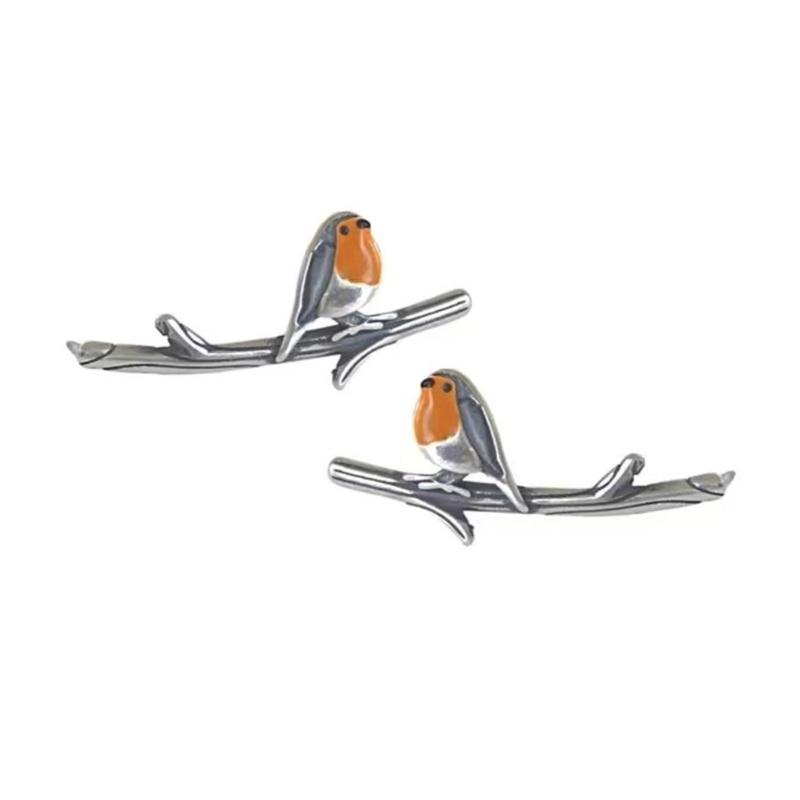 

Stylish Bird and Tree Branch Charm Ear Rings Personalized Animal Ear Pendants Stylish Colorful Earwear for Party 1