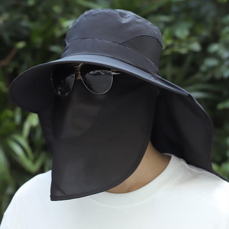 Wide-brimmed Sunhat Sunshade Fishing Hat Mountaineering Jungle  Visor Sunblock Sunhat Sunshade Hat