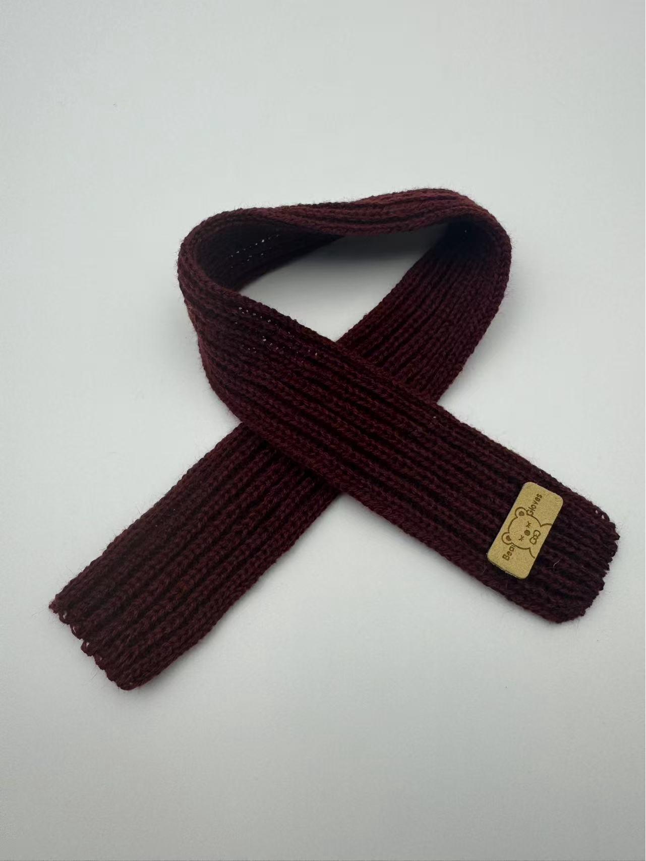 

Doll Scarf 23cm: Leader Dog Christmas Winter Outfit for Small Plush Toy Dolls вино красного