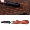 V Type Blade Leather Grooving Gouge Wood Handle Wood Groover Craft Tool  Wood Working