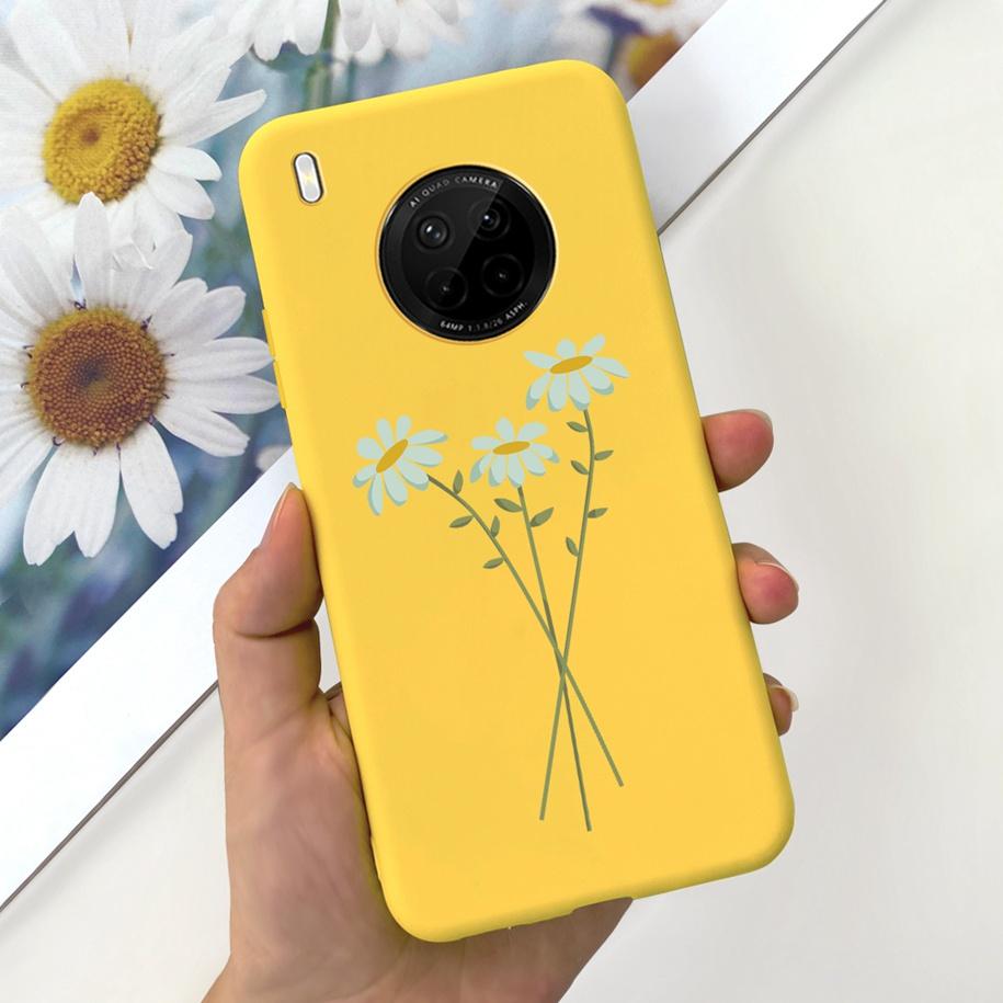 For Huawei Y9a 2020 Silicone Case FRL-22 FRL-23 Cute Astronaut Love Heart Slim Soft TPU Phone Case on Huawei Nova Y9a Y 9A Cover