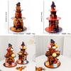 New Festive Halloween Paper Cake Stand Three Tier Dessert Display Decoration