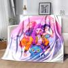 1pc Blanket Kpop Hunter7 Print Design, Lightweight Blanket for Sofa, Bed- Soft &Warm, Gift for All Seasons like Christmas, Halloween