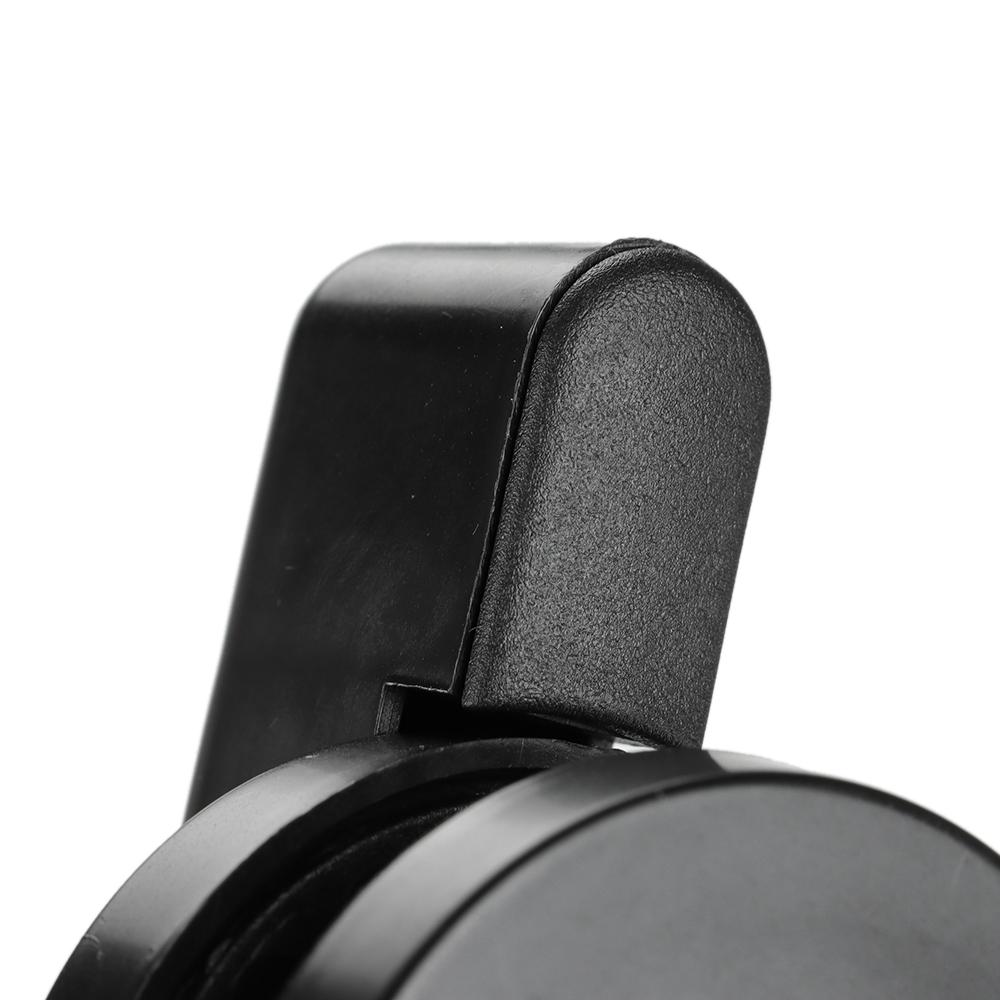 Bathroom Public Toilet Nylon Plastic Door Lock Black Handle Indicator Lock