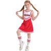 Lala Cheerleader Kleider Set Mit Blumen Socken Damen Fußball Baby Kostüm Tanzkleidung