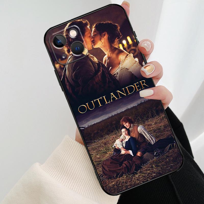 Outlander Jamie and Claire Phone Case For iPhone 17 Pro Max 16 15 14 11 12 13 Pro Max mini 15 16 Plus 16e 17 Air Cover