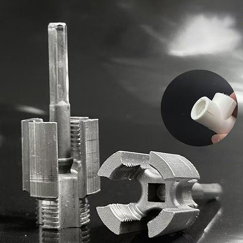 Pipe Thread Cutting Tool Integrated Internal External Pipe Threading Tool Electric Drill Compatible PVC Pipe Threader Kit