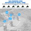 Maxto M2 Motorcycle Helmet Bluetooth Headset Intercom 6 Riders 1000M FM MP3 Helmet Casco Interphones Waterproof IP67  BT5.0