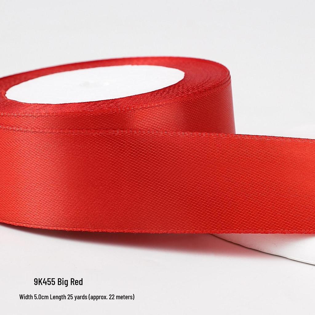 Festive Red Satin Ribbon for New Year, Weddings, Candy Ties, Balloons & Lanterns