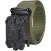 Belt, Men's Automatic Buckle Toothless Business Casual Men's Belt, Young People's Personality Trendy Nylon Canvas