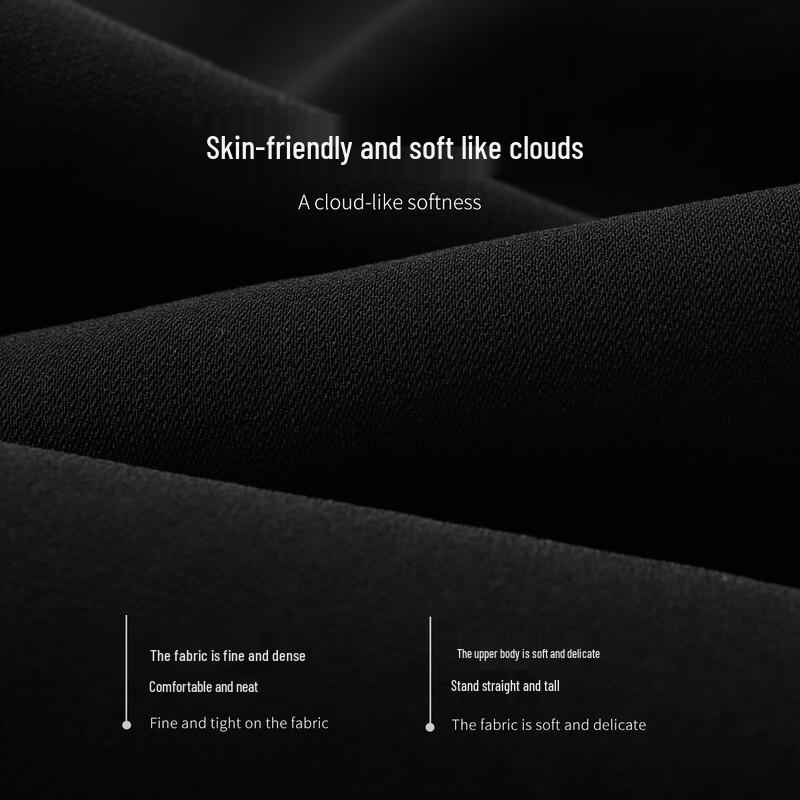 YERAD Women's Slimming Black Wide-Leg Pants