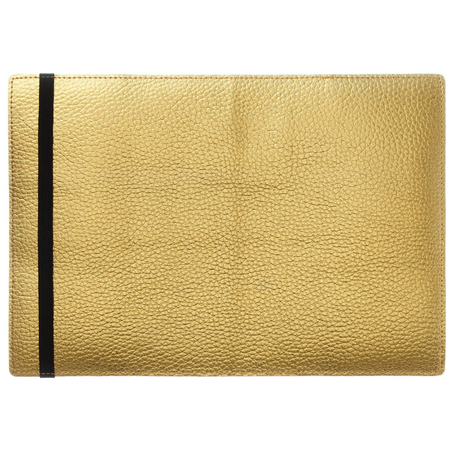 

Laconic Notebook Cover B6 Synthetic Leather Rubber Gold + LDC07-140GD