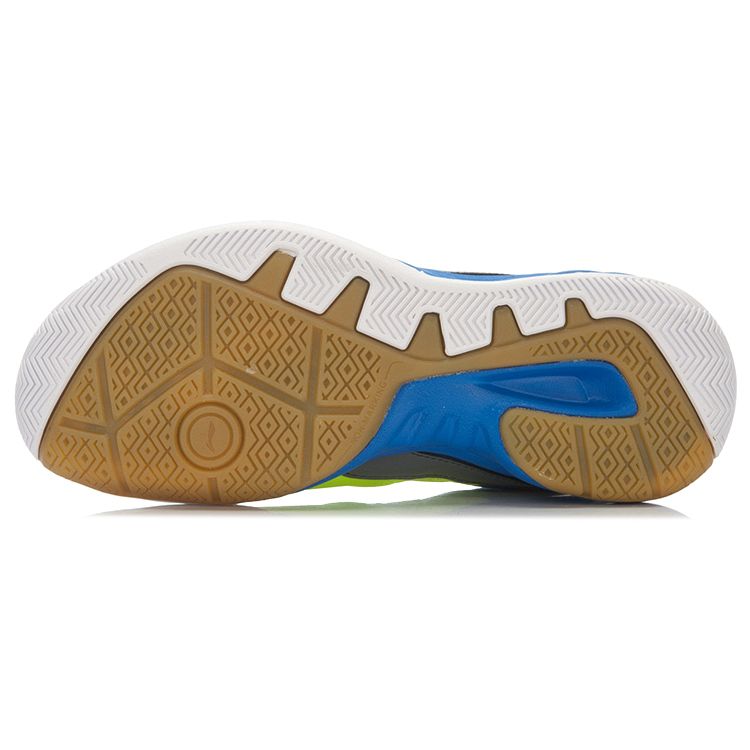 Li Ning Cushioning Training Support Low Top Running Shoes Unisex Sneakers Green Blue AYTL047-2