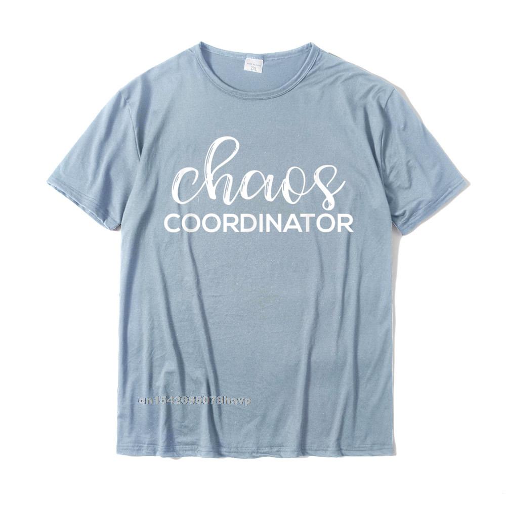 Chaos Coordinator Funny Printed Graphic Mom Babysitter Nanny TShirt Funny Unisexs Tops Shirts Top TShirts Cotton Printed On
