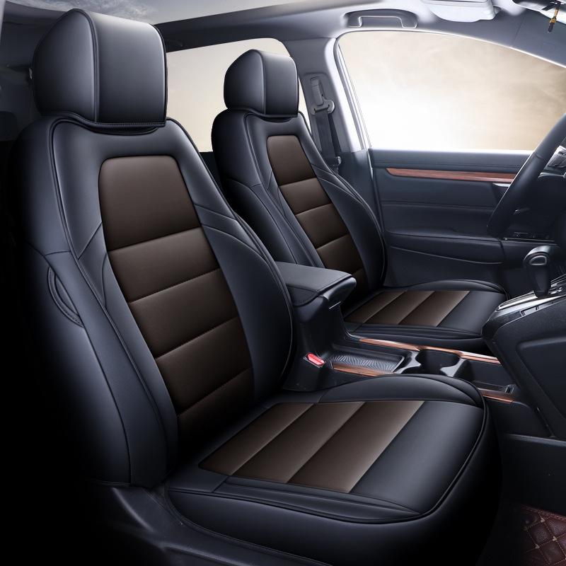 XM Custom Full Leather Car Seat Cover for Honda CRV - Stylish, Sports Design for All Seasons