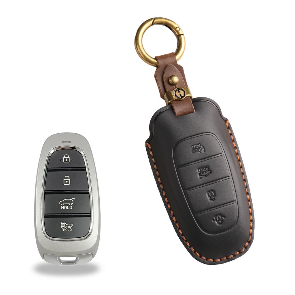Car Key Case Suitable For Modern Car Key Case Staria/Sonata Sonata Leather Protective Case Buckle