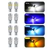 2x Car 5W5 LED Bulb T10 W5W LED No ERROR Signal Light Canbus 12V 6000K Auto Claerance Wedge Side Reverse Lamps 5630 6SMD Lamp