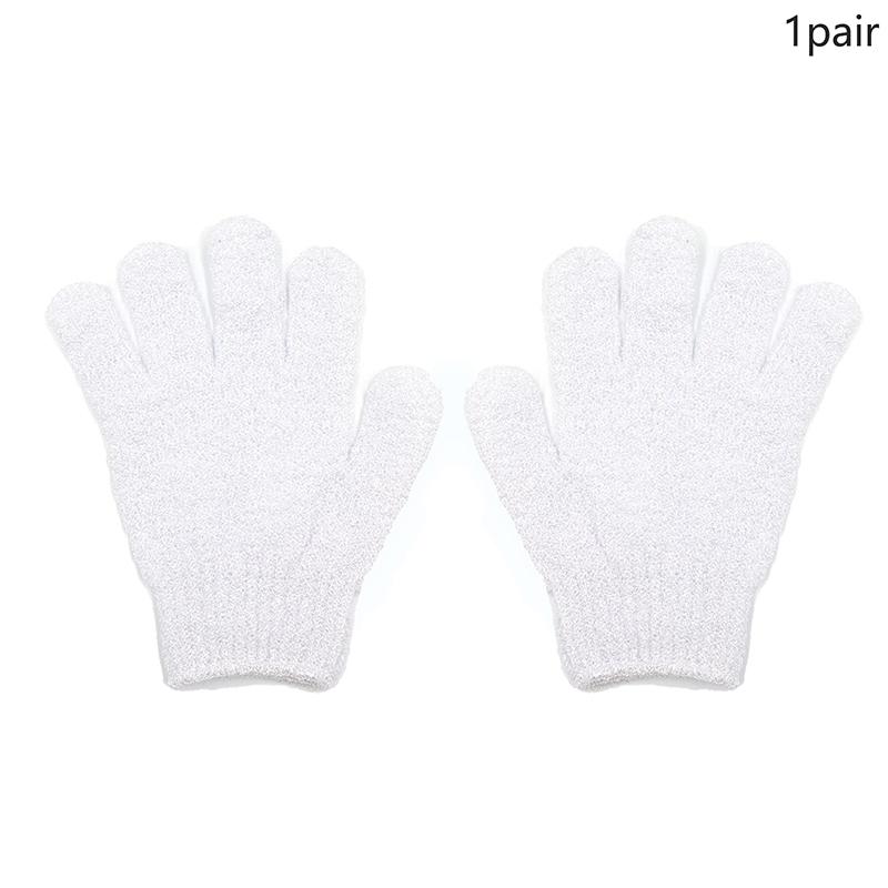 1Pair Exfoliating Gloves Bath Sponge Body Dead Skin Remover Bathroom Shower Brush Massager Scrub Exfoliator Magic Bathing