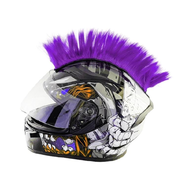 Motorradhelm Deko Mohawk Perücke Haar Motorradhelme Zubehör Aufkleber