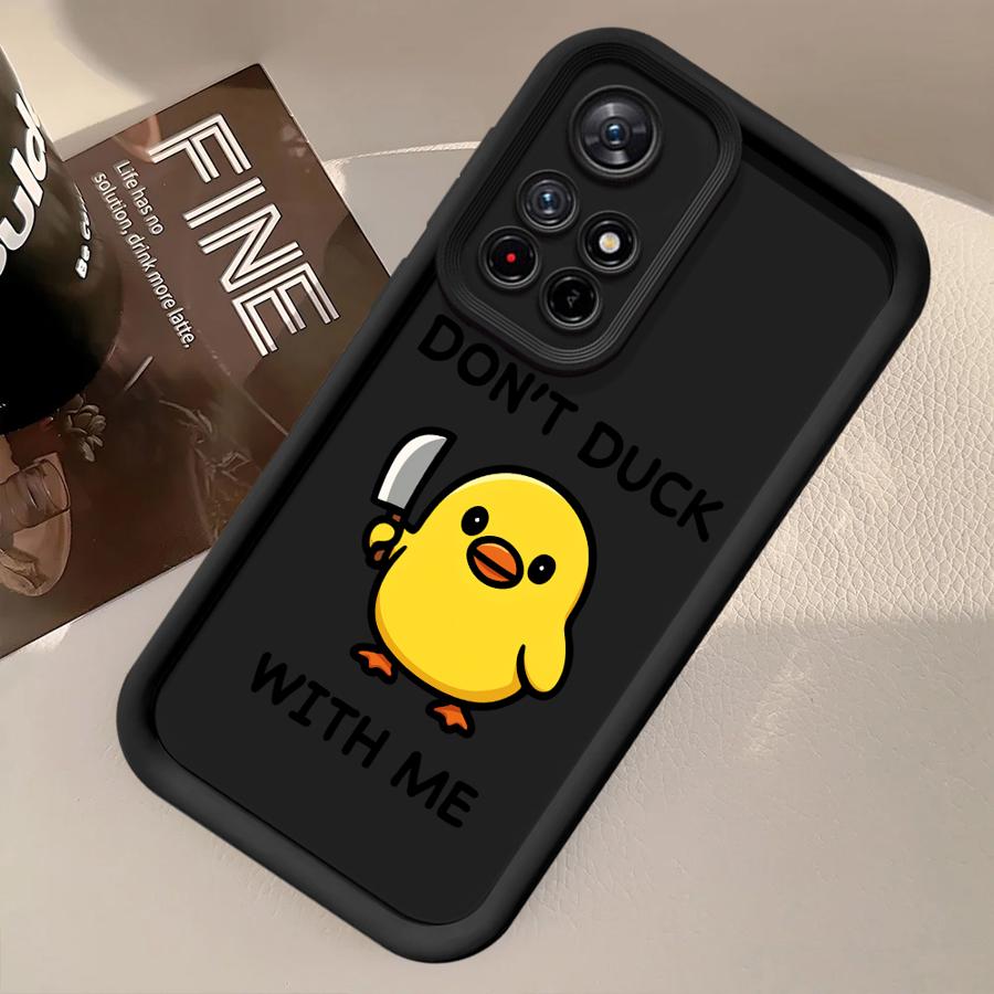 Cute Minimalist Duck Phone Cover Case for Xiaomi Poco F8 C61 X3 NFC C50 C51 X3 Pro
