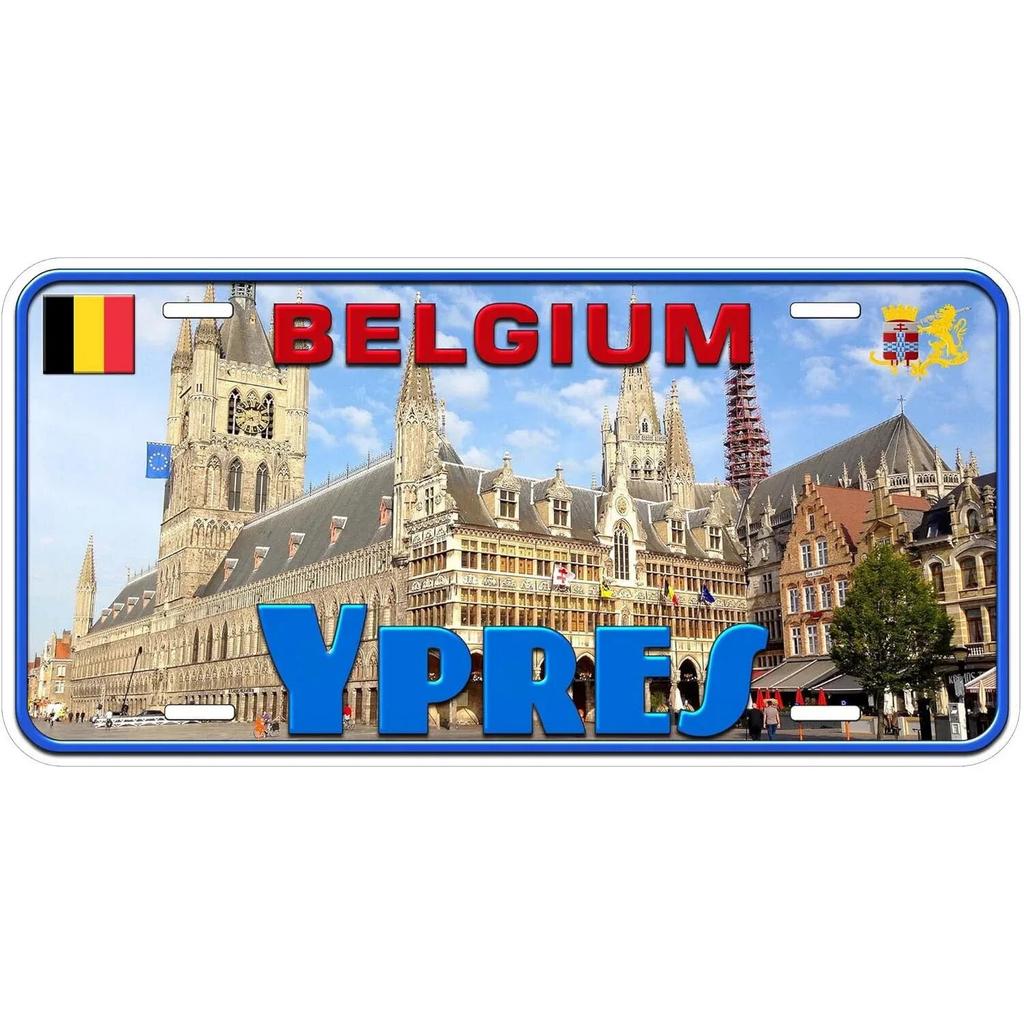 City License Plate New York Zurich Athens Toronto Vintage Rusty Metal Tin Sign Metal Car Tag 6X12 Inches For Garage Cafe Bar Pub