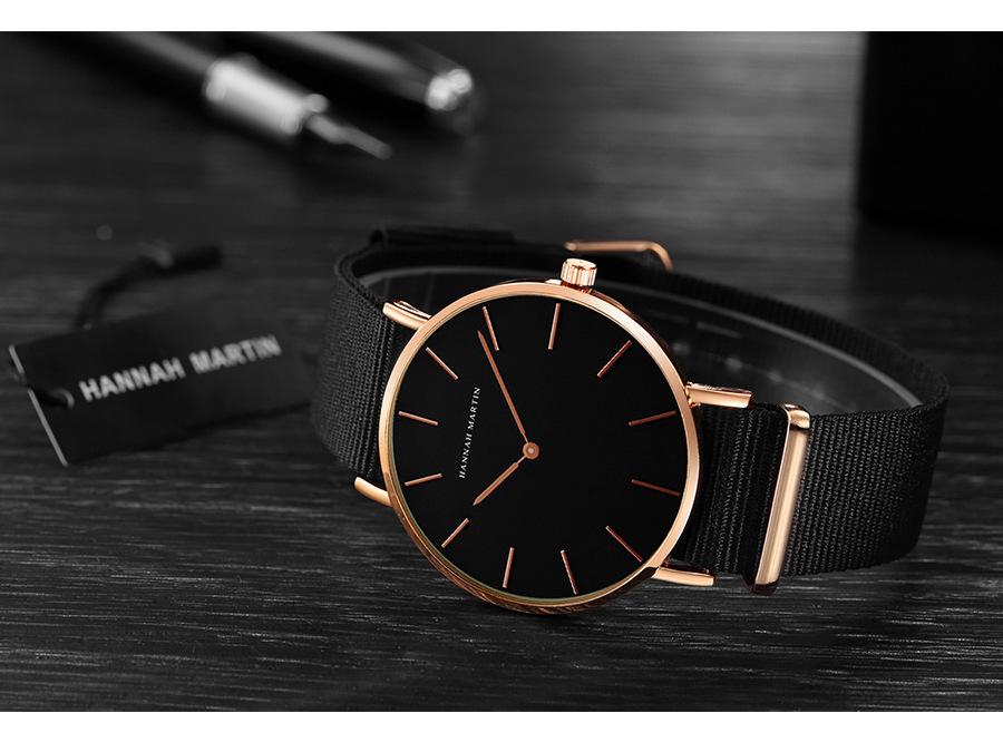 Men's Minimalist Waterproof Leather Strap Quartz Watch