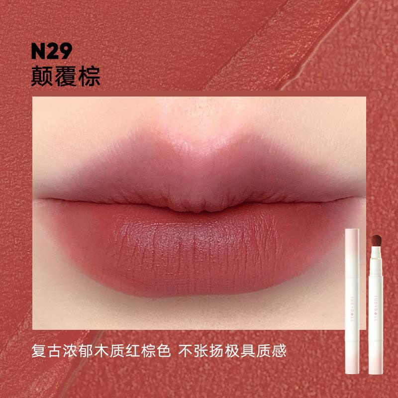 Judydoll Velvet Lip Glaze Matte Lipstick - Silky Hydrating Waterproof Long-Lasting Plump Lip Clay Cosmetics for Smooth Lip Powde