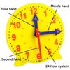 10cm Hour Minute Second Cognition Early Education Montessori Clocks Model  Preschool Teaching Aids