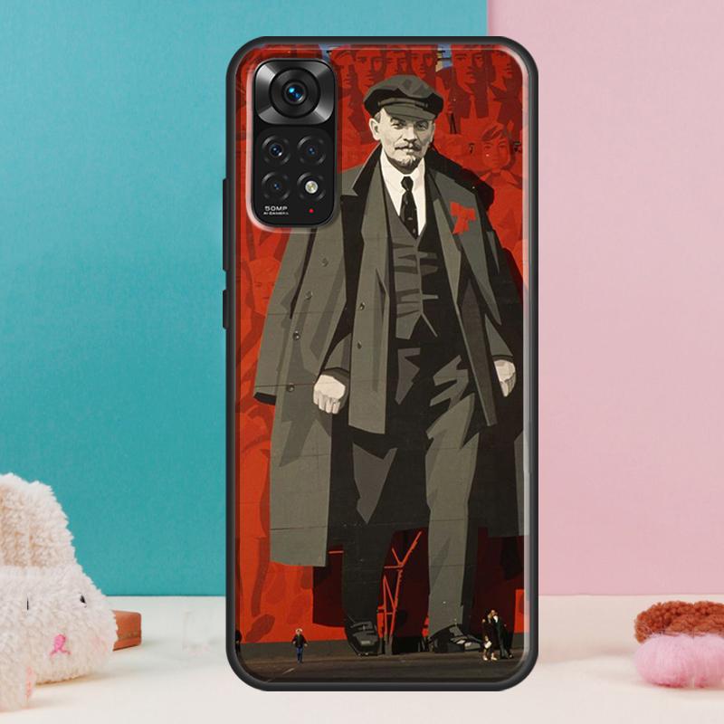 Lenin Soviet Union Flag Case For Xiaomi Redmi Note 14 12 11 9 10 13 Pro 9S 10S 11S 12S Redmi 13C 10C 12C 14C Cover