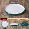 Zhebu Nordic Melamine Two-Tone Round Plate