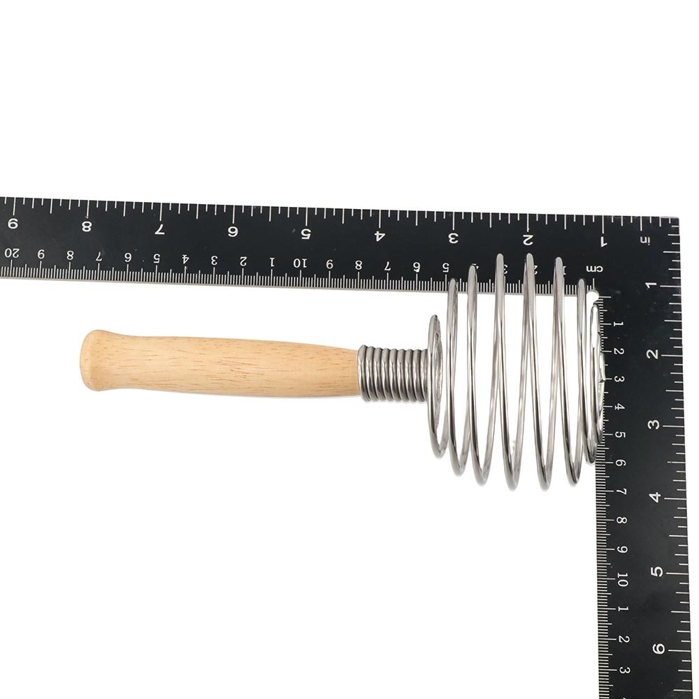 Dřevěná rukojeť Spirálová metla na vejce Nerezový mixér na vejce Kuchyňské potřeby Jarní metla na vejce Máslo