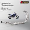Non-Destructive Stainless Steel Dual Oxygen Inlet for T700S Motorcycle Exhaust Front & Mid-Sections.