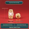 Year of the Horse Sand Gold Non-Fading Drip Oil Beaded DIY Bracelet and Jewelry Accessories.