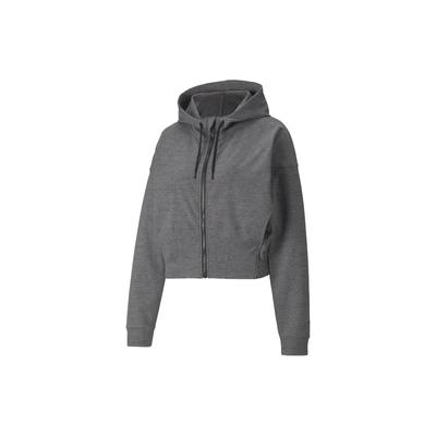Training Series Solid Color Casual Loose Fit Hooded Long Sleeve Jacket Women Jackets Gray 521055-01
