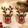 Charming Snowman Pearl Earrings: Elegant, Fashionable Beaded Tassel Studs for Women