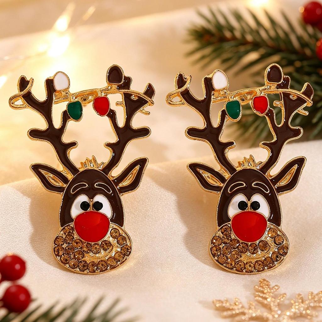 Charming Snowman Pearl Earrings: Elegant, Fashionable Beaded Tassel Studs for Women