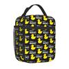 Borsa Pranzo Paperella di Gomma Gialla Cartoni Animati Anatre Riutilizzabile Borsa Termica Portapranzo per Lavoro Scuola Picnic Viaggio