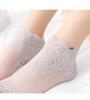Women's Lace Trim Mesh Ankle Socks - Summer Thin Cotton Boat Socks